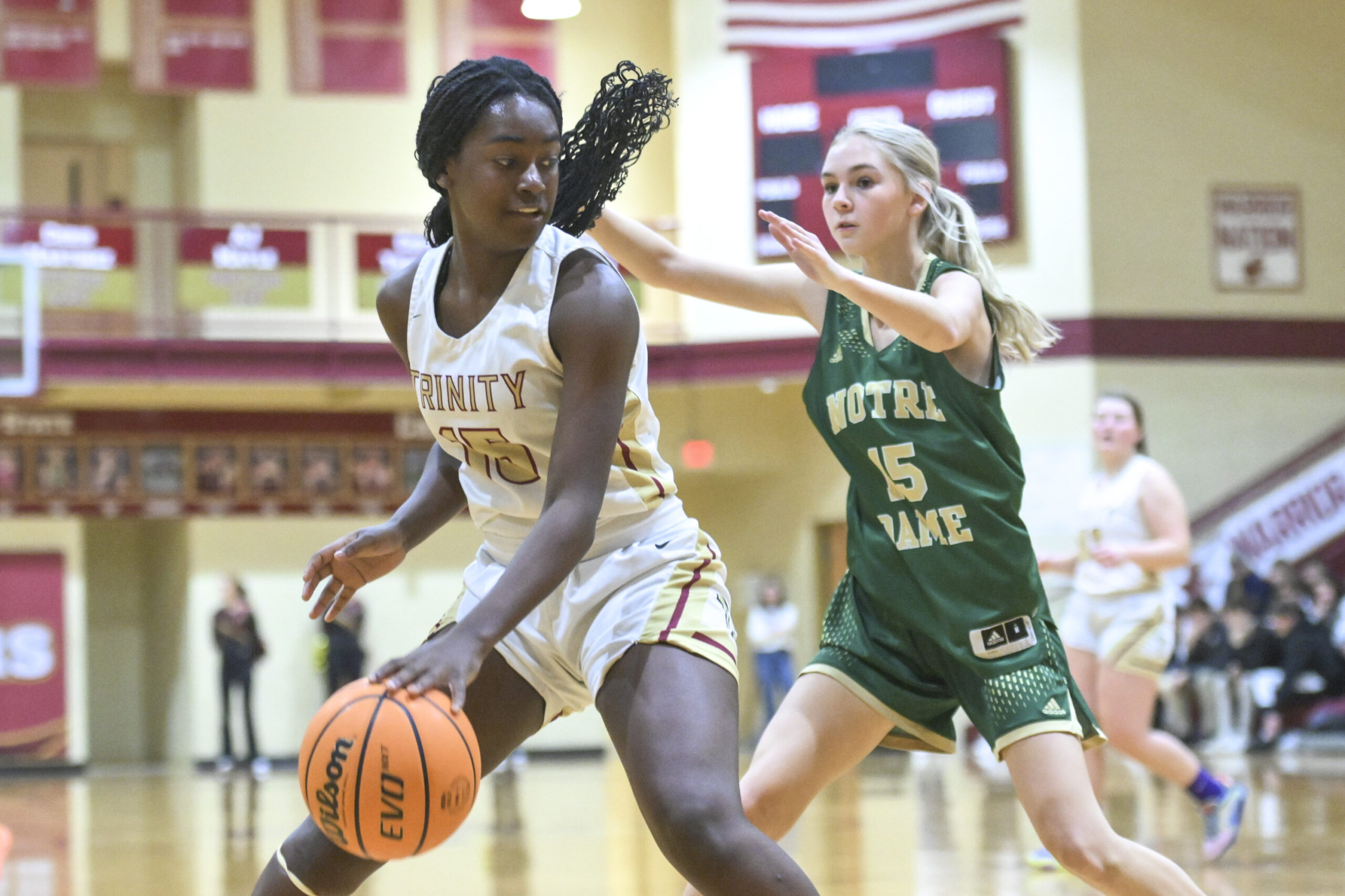 Trinity Christian celebrates Senior Night with sweep of Notre Dame